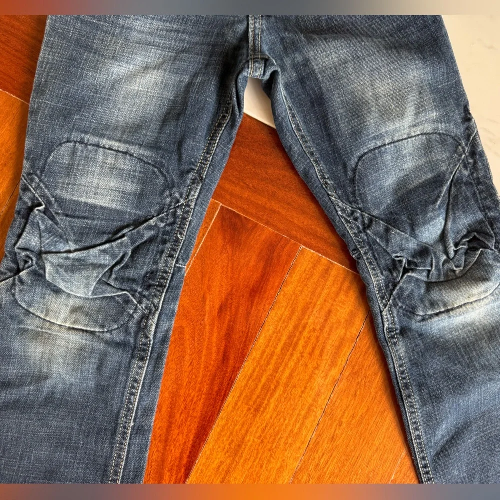 Gap Boys Slouch Jeans Pants 👖 Denim Blue Kids distressed Pant Size - 7 Slim